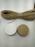 TAG DE PAPEL KRAFT REDONDA COM CORDÃO 6X6 - 100 UNIDADES - loja online