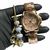 Relógio Feminino Pallyjane com Pedras + Pulseira