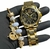 Relógio Feminino Pallyjane com Pedras + Pulseira na internet