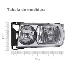 Par Farol Principal Scania H7/H1 PGR S4 S5 Sem Pisca na internet