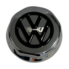 Par Sobre Tampa Cromada Cubo VW Delivery Com Emblema - loja online
