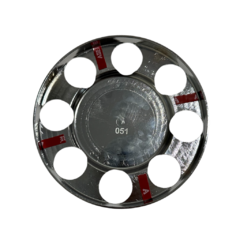 Imagem do Par Sobre Tampa Cromada Cubo Tração Ford 3/4 Com Emblema