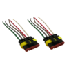 Par Conector 5 Vias Lanterna Traseira Caminhões e Carretas