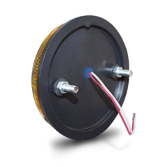 Lanterna Lateral Led Redonda Universal 85mm Amarela - comprar online