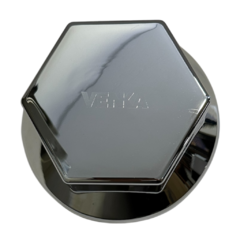 Par Sobre Tampa Cromada Cubo Dianteira Iveco Sem Emblema - comprar online