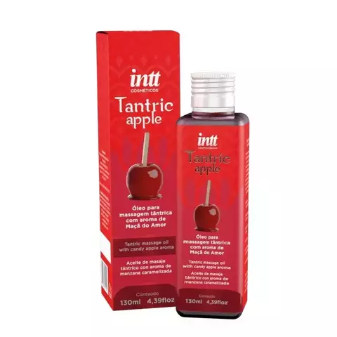 TANTRIC APPLE ÓLEO DE MASSAGEM E HIDRATAÇÃO COM AROMA DE MAÇÃ DO AMOR 130ML