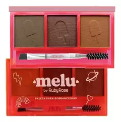 Paleta de sombras para cejas melu