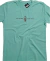 Camiseta Masculina Verde Estonada “Luz no meu caminho“