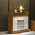 MESA DE CABECEIRA NEW ATHOS COM VIDRO 1373 - comprar online