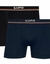 CUECA LUPO BOXER KIT C/ 2 AZUL ESCURO E PRETO