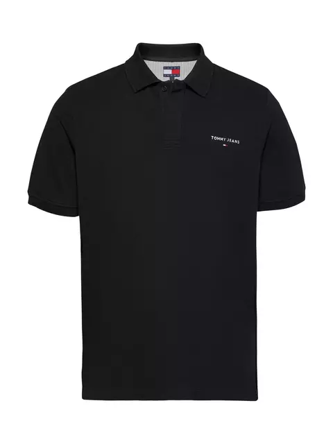 CAMISETA POLO TOMMY JEANS PRETA