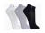 MEIA LUPO CANO MEDIO WALK SPORT PRETA KIT C/ 3 COM DETALHES ROSA