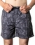 SHORT ESTAMPA PRAIA RESUMO PRETO