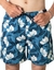 SHORT ESTAMPA PRAIA RESUMO AZUL/BRANCO