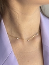 Choker Pontos de Luz Banhado a Ouro 18k