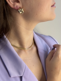 Choker Snake Banhada a Ouro 18k - comprar online