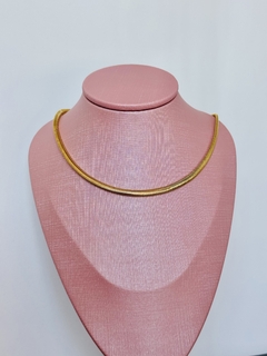 Choker Snake Banhada a Ouro 18k na internet