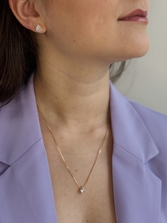 Conjunto Gotinha Cristal Banhado a Ouro 18k - comprar online