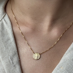 Escapulário São Bento Banhado a Ouro 18k - comprar online