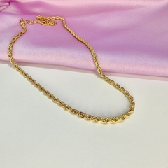 Choker cordão baiano banhado a ouro 18k na internet