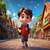 Mochila Infantil - Detalhes 3D 4 compartimentos - loja online