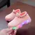 Crianças casuais tênis infantis sapatos para a menina luz led sapatos esportiv - comprar online