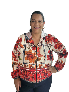 Jaqueta inspiração Heloísa - Corredor Da Moda Plus Size
