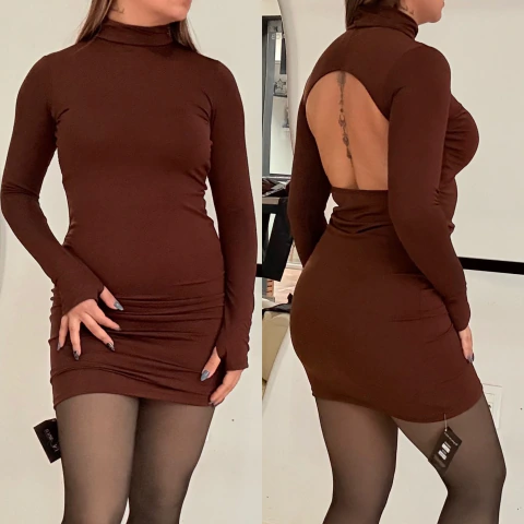 Vestido Suplex Costas Nua com bojo