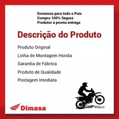 Emblema Frontal Titan Cg 150 2004 2005 2006 Original Honda - moto peças