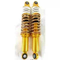 Amortecedor Alum. Dourado Mola Branca Titan 125/150/fan/ybr - comprar online