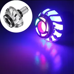1PC Luz LED De Aviso Estroboscópico De Motocicleta De Freio Do Motor Travagem Da Cauda Flash Traseiro RGB Angel Eyes 12V na internet