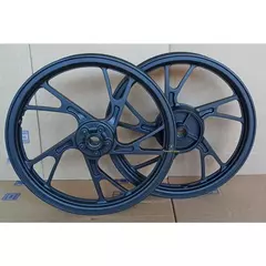 Par Rodas Liga Leve Rodao Jante Esportiva Cg 150 160 Titan Fan Cargo Start 5 Palitos Pé De Galinha Disco Com Rolamentos E Lona de Freio - comprar online