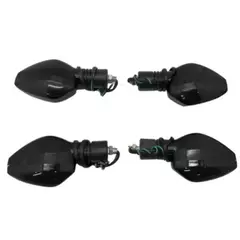 Kit 4 Pisca Seta Mini Titan 125 150 160 Bros Cb 300 Twister 250 Fumê 2014 2015 2016 2017 2018 2019 2020 2021 2022 Escurecido Piscas Setas - moto peças