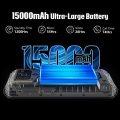 Imagem do Smartphone HOTWAV-W10 Pro, Telefone Móvel Robusto, Octa-Core, 15000mAh, 6GB + 6