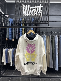 Hoddie CMMNTY crema