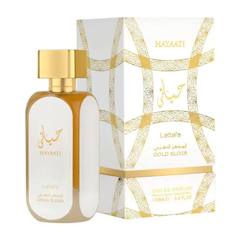 Lattafa - Hayaati Gold Elixir EDP Compartilhável (100ml)