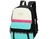 Mochila Everlast Diseño Top Urbana New Color Agua Y Beige Diseño poliéster