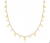 Colar Choker coração elos dourada