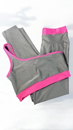 Conjunto COLLORS - Cinza Urbano e Rosa Taffy na internet