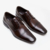 SAPATO SOCIAL MASCULINO METROPOLITAN VEGA MARROM - DEMOCRATA - comprar online