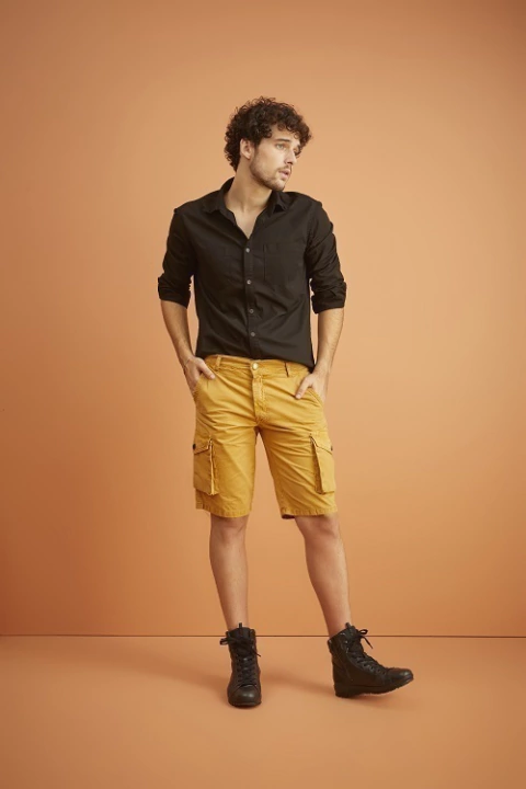 CAMISA SOCIAL MASCULINA MANGA LONGA SARDENHA - YOUNG STYLE