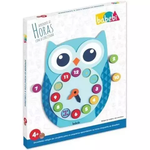 Aprenda as Horas com a Corujinha - Babebi - comprar online