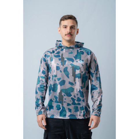 REMERA MASTERGUIL GAMMA CAMMO GREY