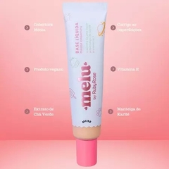 Base Líquida Média Cobertura Melu Ruby Rose - 29ml na internet