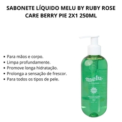 Sabonete Líquido Corporal 2x1 Berry Pie Melu Ruby Rose RR na internet