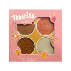 Quarteto Blush Iluminador Melu Rr7532 Rubyrose - comprar online