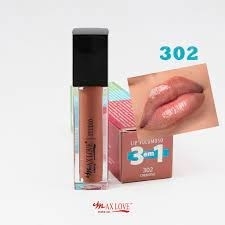 Gloss Lip Volumoso 3 em 1 Max Love COR 302 MARROM - comprar online