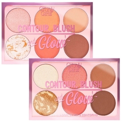 Paleta 3 em 1: Iluminador, blush e contorno - City Girl - comprar online