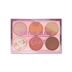 Paleta 3 em 1: Iluminador, blush e contorno - City Girl