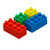 kit Borracha Lego